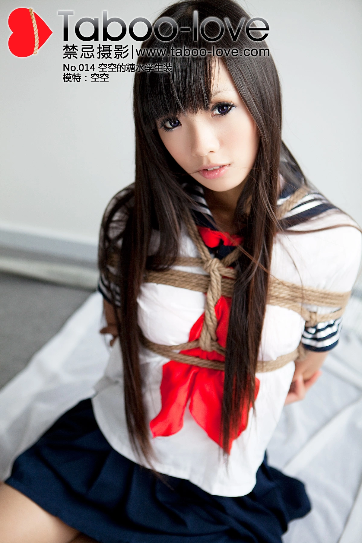 [禁忌摄影]Taboo-love NO.014 空空的糖水学生装 1