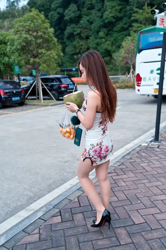 071 艾小青旗袍街拍 - 魔镜街拍